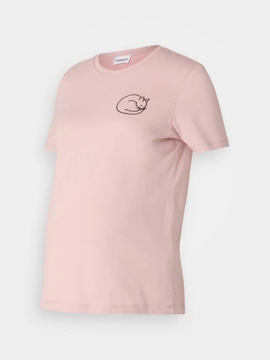 Zdjęcie produktu T-shirt z nadrukiem Even&Odd jasnoróżowy