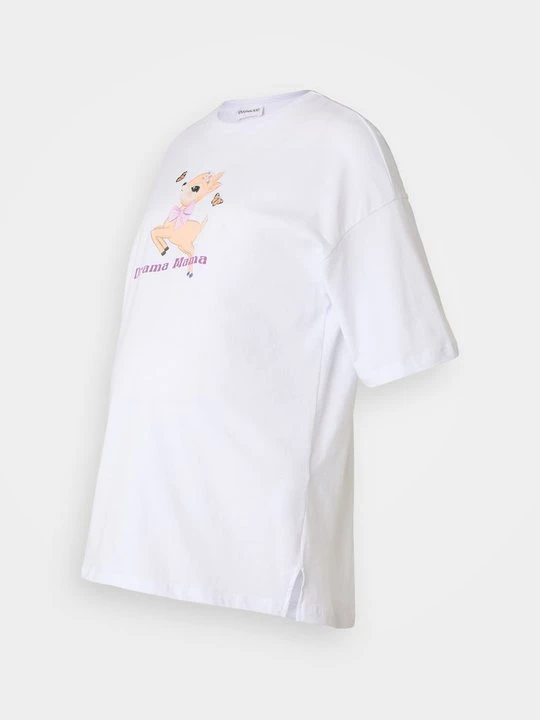 Zdjęcie produktu T-shirt z nadrukiem Even&Odd biały