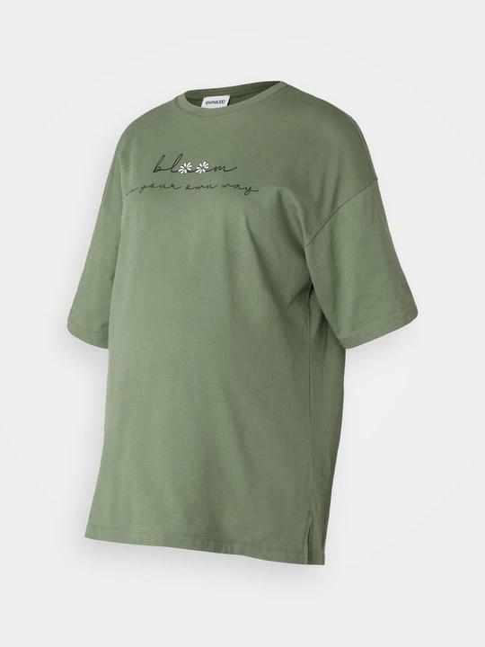 Zdjęcie produktu T-shirt z nadrukiem Even&Odd zielony