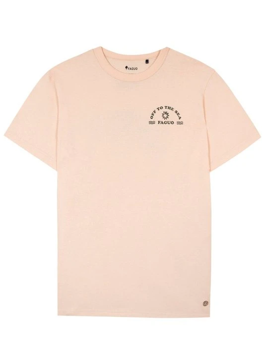 Zdjęcie produktu T-shirt z nadrukiem Faguo różowy