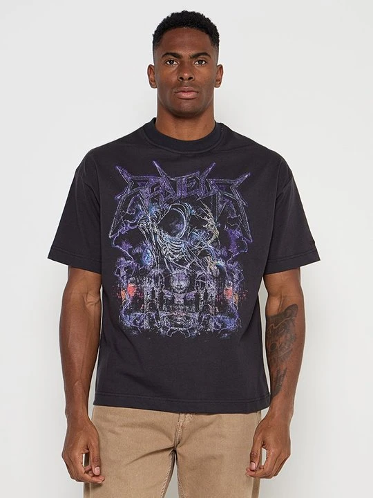 Zdjęcie produktu T-shirt z nadrukiem FAVELA czarny