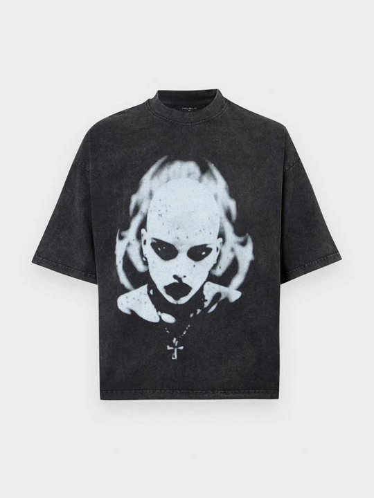 Zdjęcie produktu T-shirt z nadrukiem FAVELA czarny