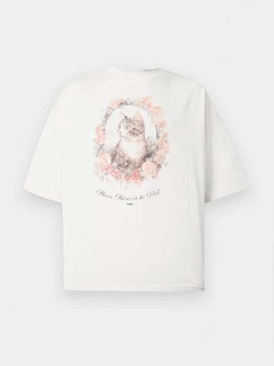 Zdjęcie produktu T-shirt z nadrukiem FAVELA mleczny