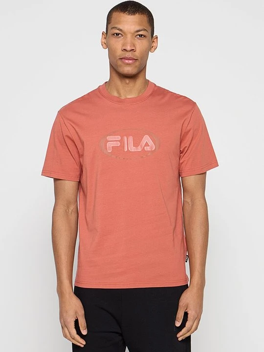 Zdjęcie produktu T-shirt z nadrukiem Fila czerwony