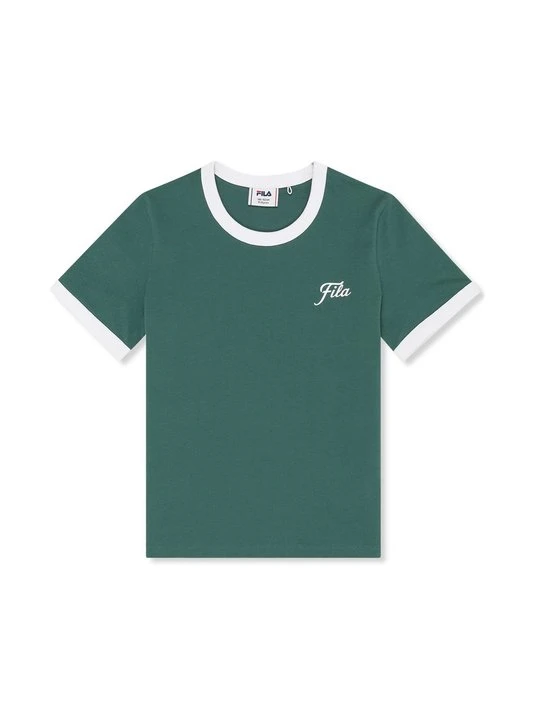 Zdjęcie produktu T-shirt z nadrukiem Fila zielony