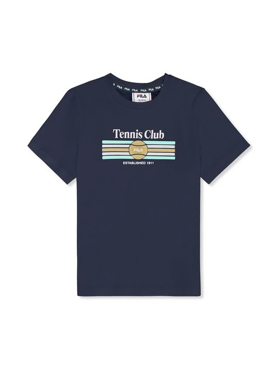 Zdjęcie produktu T-shirt z nadrukiem Fila granatowy