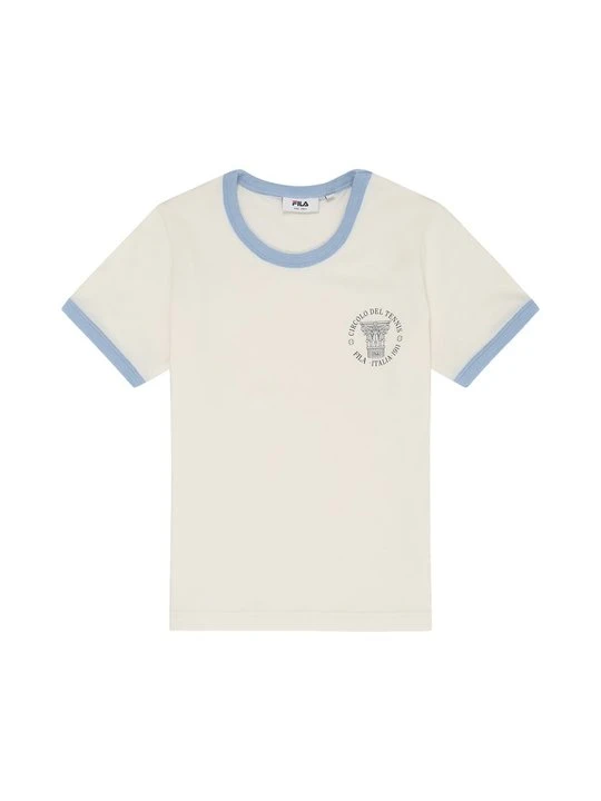 Zdjęcie produktu T-shirt z nadrukiem Fila mleczny