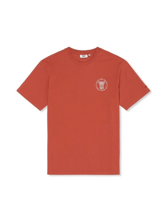 Zdjęcie produktu T-shirt z nadrukiem Fila czerwony