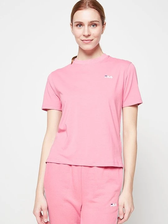 Zdjęcie produktu T-shirt z nadrukiem Fila różowy