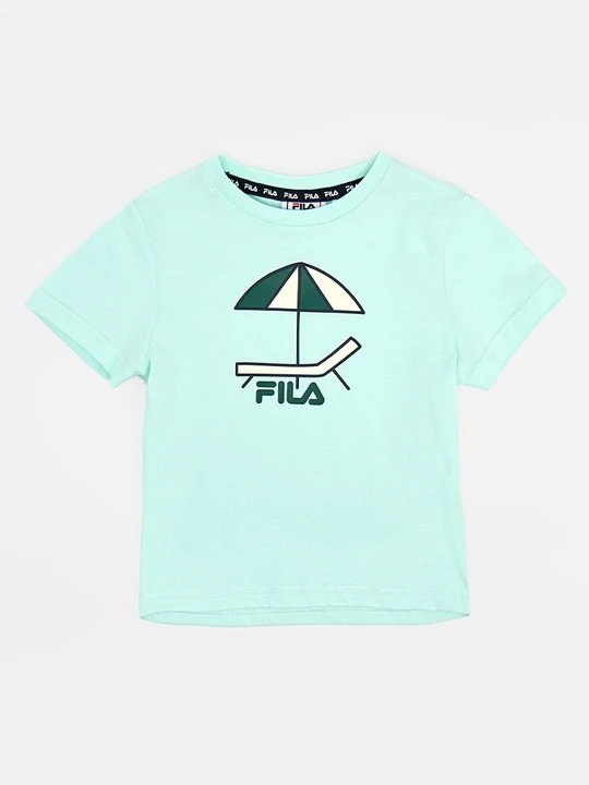 Zdjęcie produktu T-shirt z nadrukiem Fila miętowy