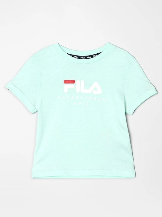 Zdjęcie produktu T-shirt z nadrukiem Fila miętowy