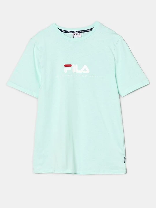 Zdjęcie produktu T-shirt z nadrukiem Fila miętowy