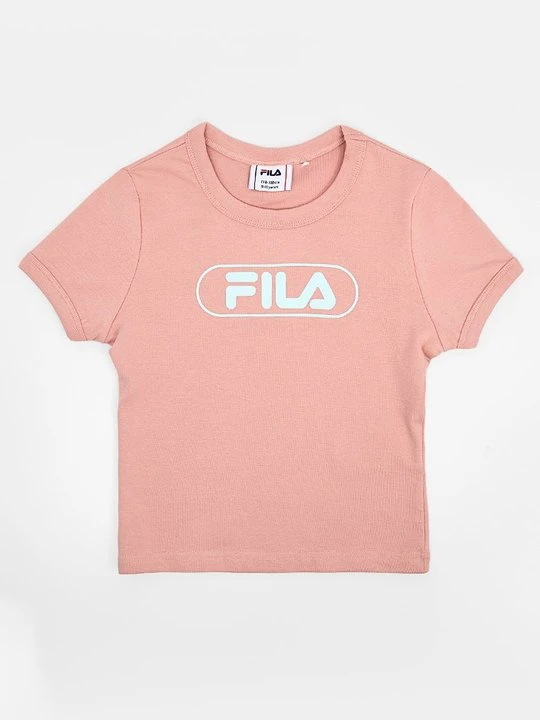 Zdjęcie produktu T-shirt z nadrukiem Fila jasnoróżowy
