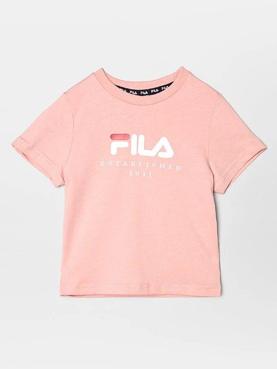 Zdjęcie produktu T-shirt z nadrukiem Fila jasnoróżowy