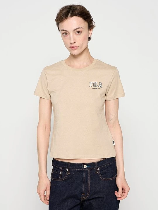 Zdjęcie produktu T-shirt z nadrukiem Fila beżowy