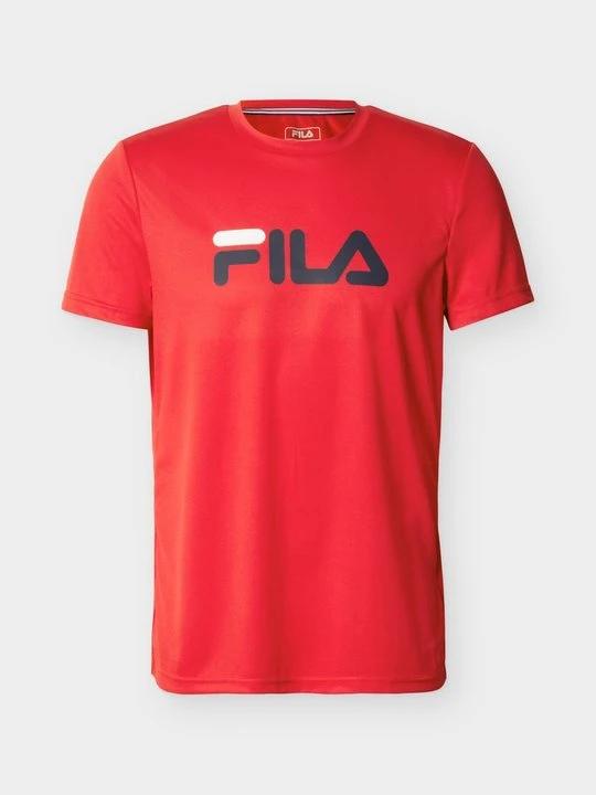 Zdjęcie produktu T-shirt z nadrukiem Fila czerwony
