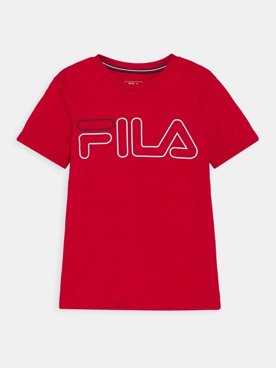 Zdjęcie produktu T-shirt z nadrukiem Fila czerwony