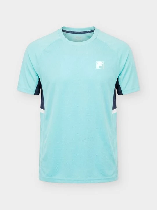 Zdjęcie produktu T-shirt z nadrukiem Fila jasnoniebieski