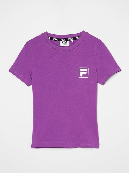 Zdjęcie produktu T-shirt z nadrukiem Fila liliowy