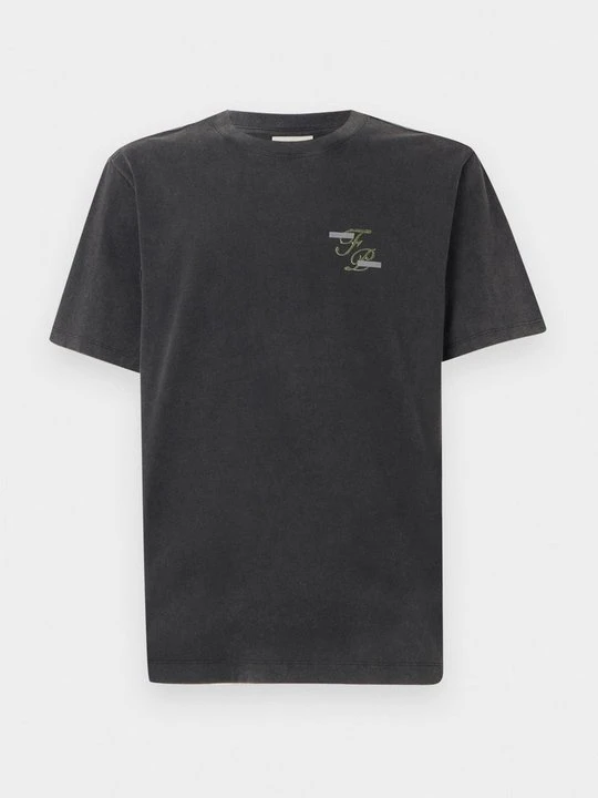 Zdjęcie produktu T-shirt z nadrukiem Filling Pieces antracytowy melanż
