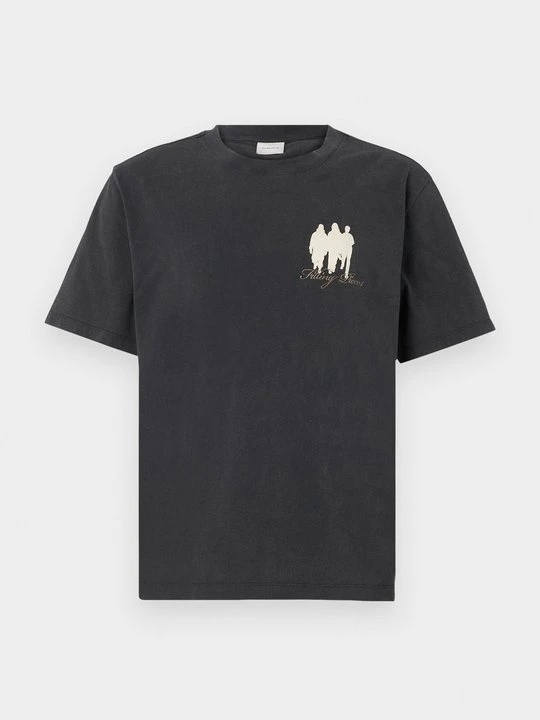 Zdjęcie produktu T-shirt z nadrukiem Filling Pieces antracytowy melanż