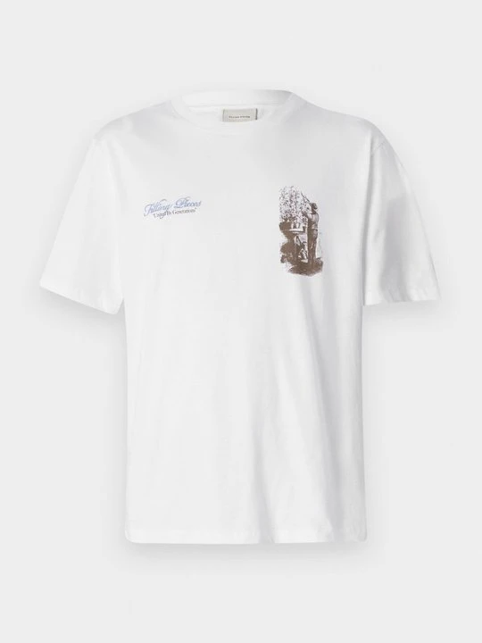 Zdjęcie produktu T-shirt z nadrukiem Filling Pieces biały