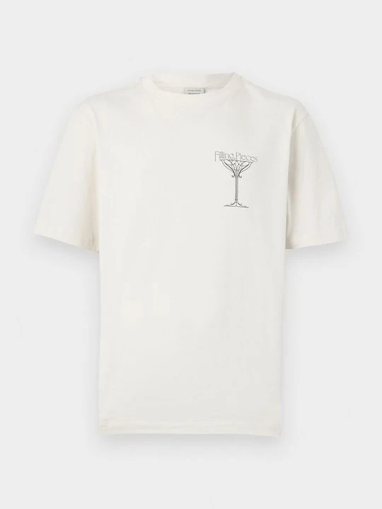 Zdjęcie produktu T-shirt z nadrukiem Filling Pieces mleczny