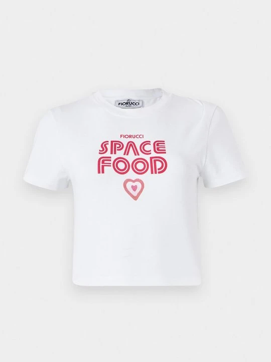 Zdjęcie produktu T-shirt z nadrukiem Fiorucci biały