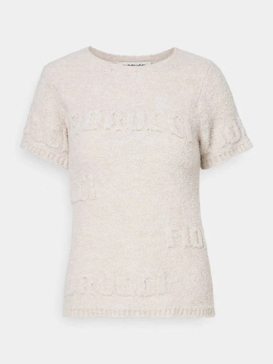 Zdjęcie produktu T-shirt z nadrukiem Fiorucci beżowy