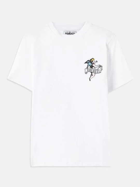Zdjęcie produktu T-shirt z nadrukiem Fiorucci biały