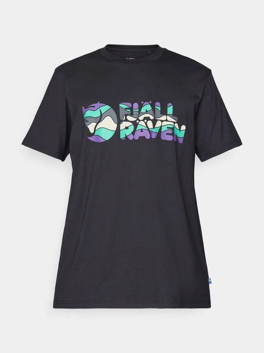 Zdjęcie produktu T-shirt z nadrukiem Fjällräven czarny