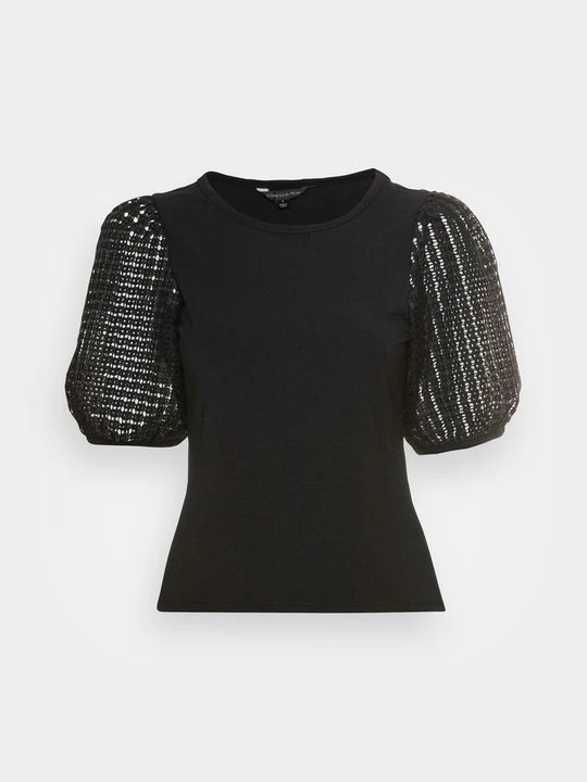 Zdjęcie produktu T-shirt z nadrukiem Forever New czarny