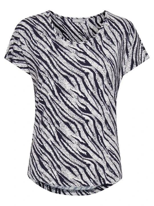 Zdjęcie produktu T-shirt z nadrukiem Fransa granatowy