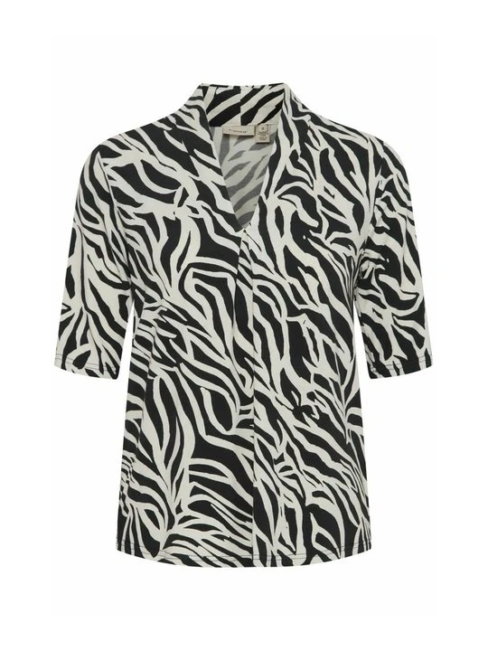 Zdjęcie produktu T-shirt z nadrukiem Fransa czarny