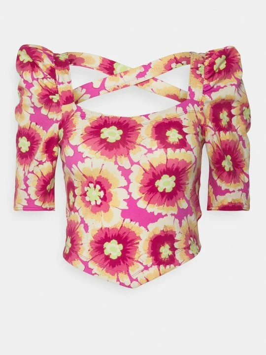 Zdjęcie produktu T-shirt z nadrukiem Free People różowy