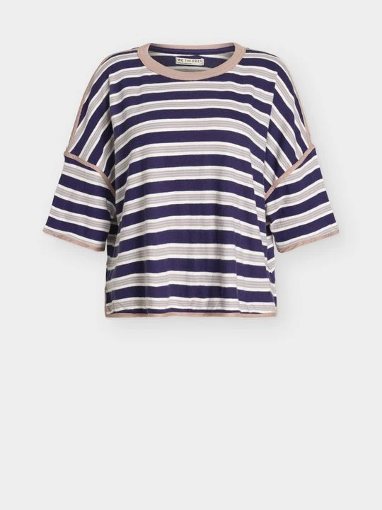 Zdjęcie produktu T-shirt z nadrukiem Free People granatowy
