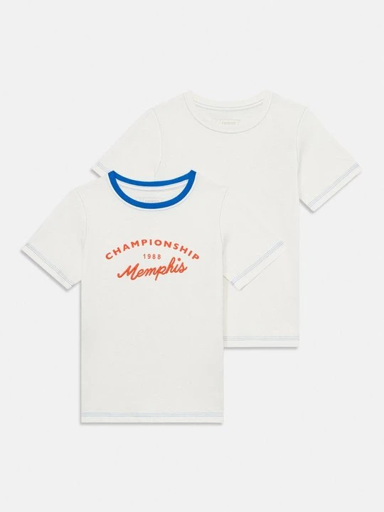 Zdjęcie produktu T-shirt z nadrukiem Friboo mleczny