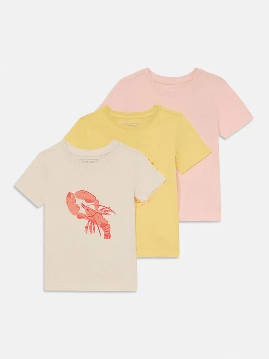 Zdjęcie produktu T-shirt z nadrukiem Friboo By Zalando jasnożółty