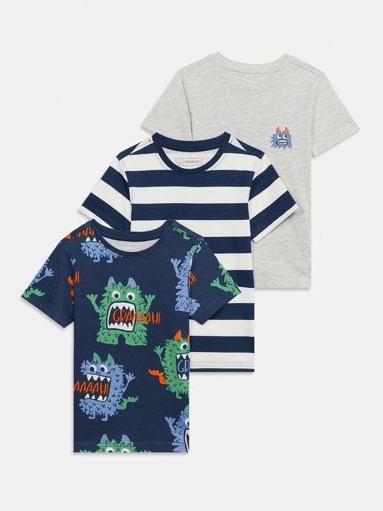 Zdjęcie produktu T-shirt z nadrukiem Friboo By Zalando jasnoszary melanż
