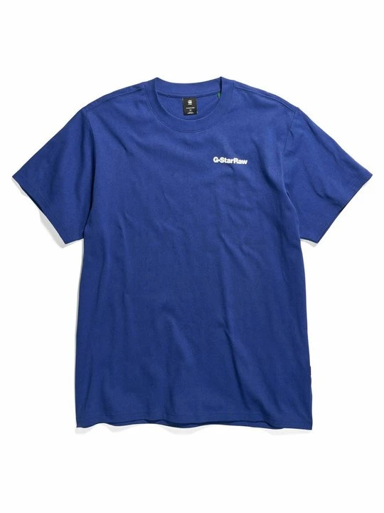 Zdjęcie produktu T-shirt z nadrukiem G-Star niebieski