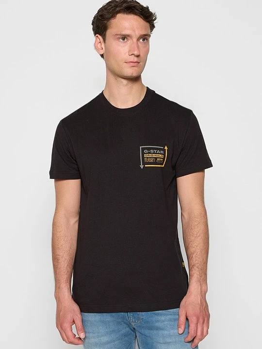 Zdjęcie produktu T-shirt z nadrukiem G-Star czarny
