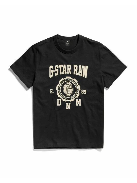 Zdjęcie produktu T-shirt z nadrukiem G-Star czarny