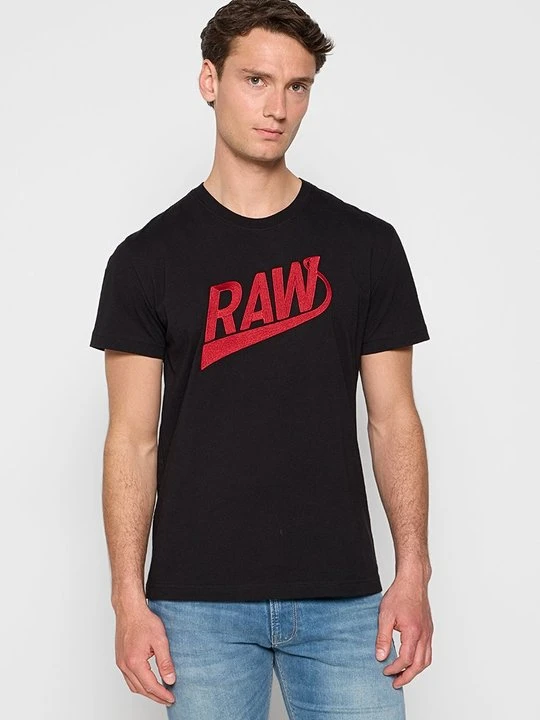 Zdjęcie produktu T-shirt z nadrukiem G-Star czarny