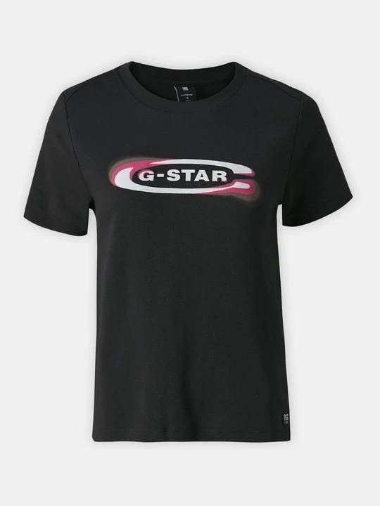 Zdjęcie produktu T-shirt z nadrukiem G-Star czarny