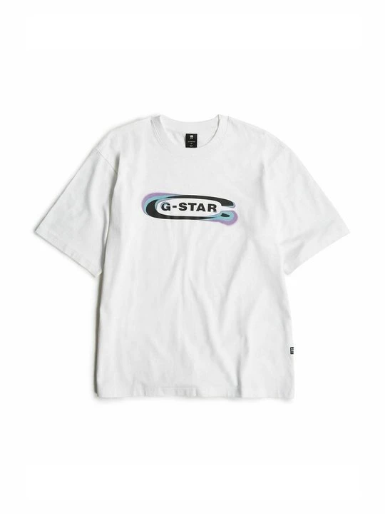 Zdjęcie produktu T-shirt z nadrukiem G-Star biały