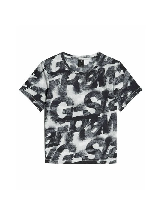 Zdjęcie produktu T-shirt z nadrukiem G-Star biały