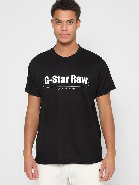 Zdjęcie produktu T-shirt z nadrukiem G-Star czarny