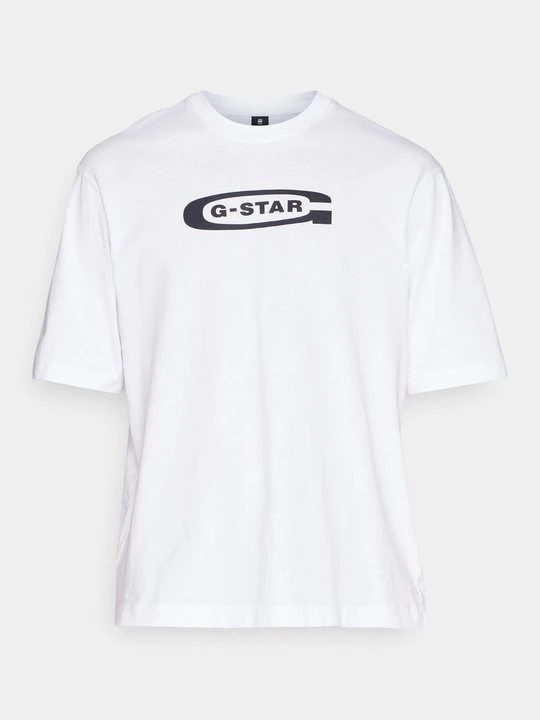Zdjęcie produktu T-shirt z nadrukiem G-Star biały