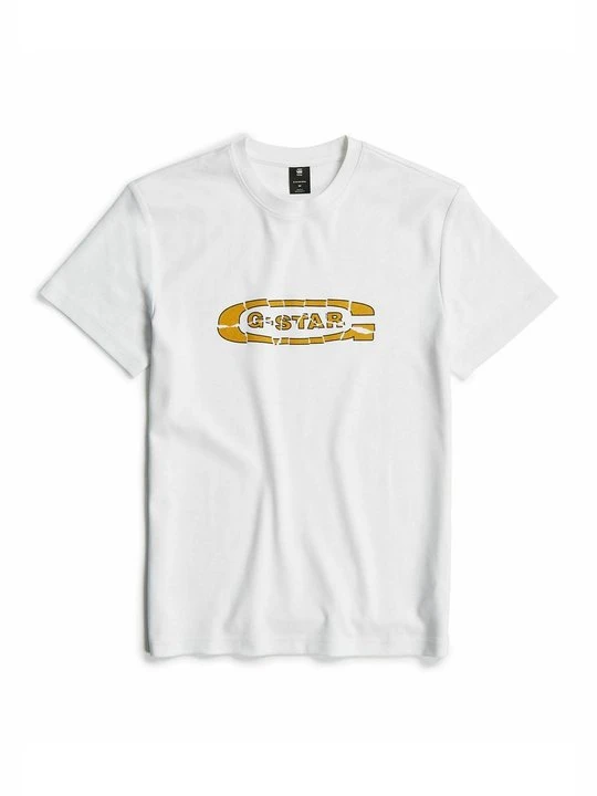Zdjęcie produktu T-shirt z nadrukiem G-Star biały