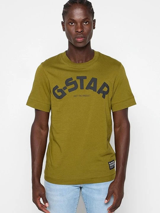 Zdjęcie produktu T-shirt z nadrukiem G-Star zielony
